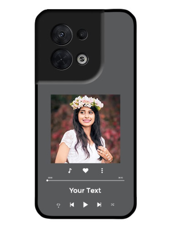 Custom Oppo Reno 8 5G Custom Glass Mobile Case - Play The Music Design