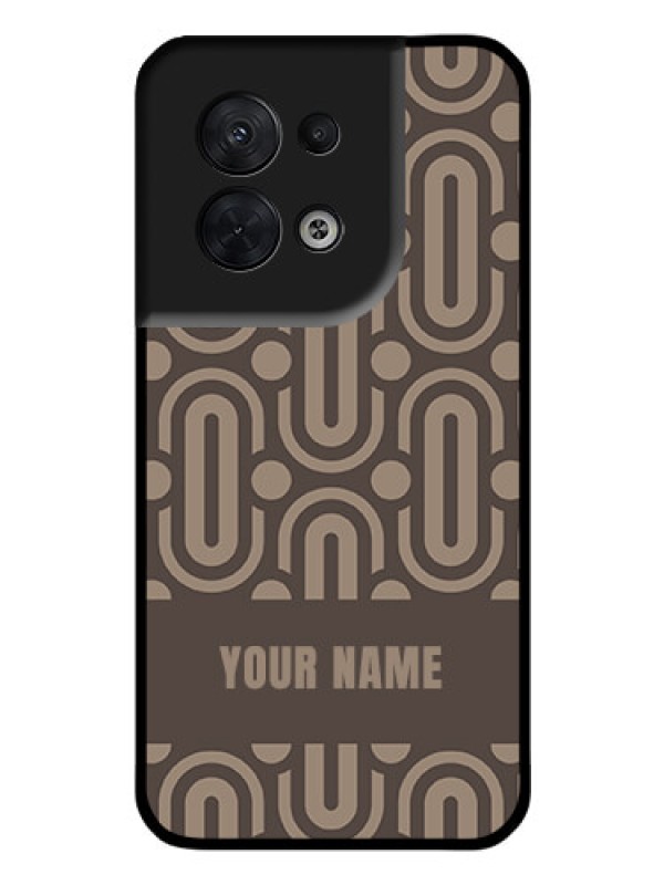 Custom Oppo Reno 8 5G Custom Glass Phone Case - Captivating Zero Pattern Design