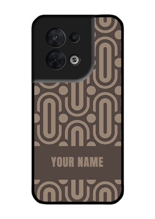Oppo Reno 8 5G Custom Glass Phone Case - Captivating Zero Pattern Design