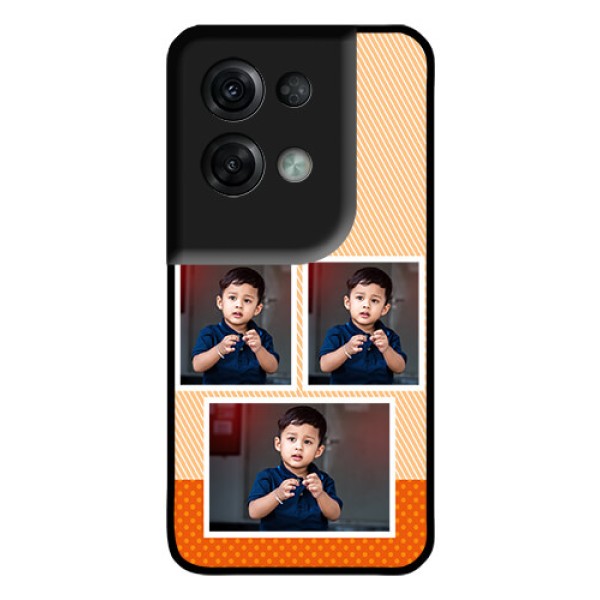 Oppo Reno 8 Pro 5G Photo Printing on Glass Case - Bulk Photos Upload Design