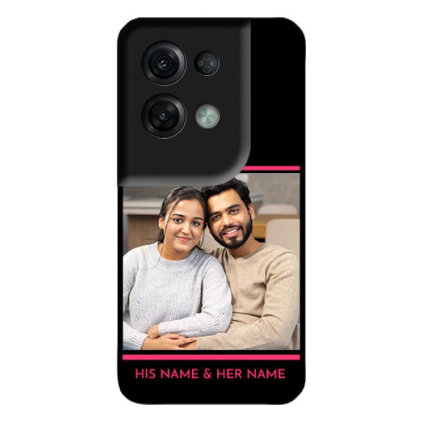 Oppo Reno 8 Pro 5G Custom Glass Mobile Case - with Add Text Design