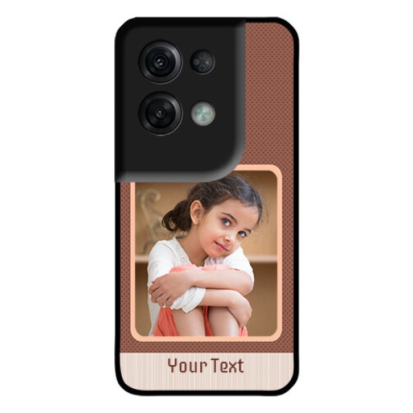 Oppo Reno 8 Pro 5G Custom Glass Phone Case - Simple Pic Upload Design