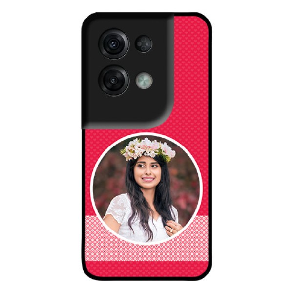 Oppo Reno 8 Pro 5G Personalised Glass Phone Case - Pink Pattern Design Oppo Reno 8 Pro 5G Personalised Glass Phone Case - Pink Pattern Design