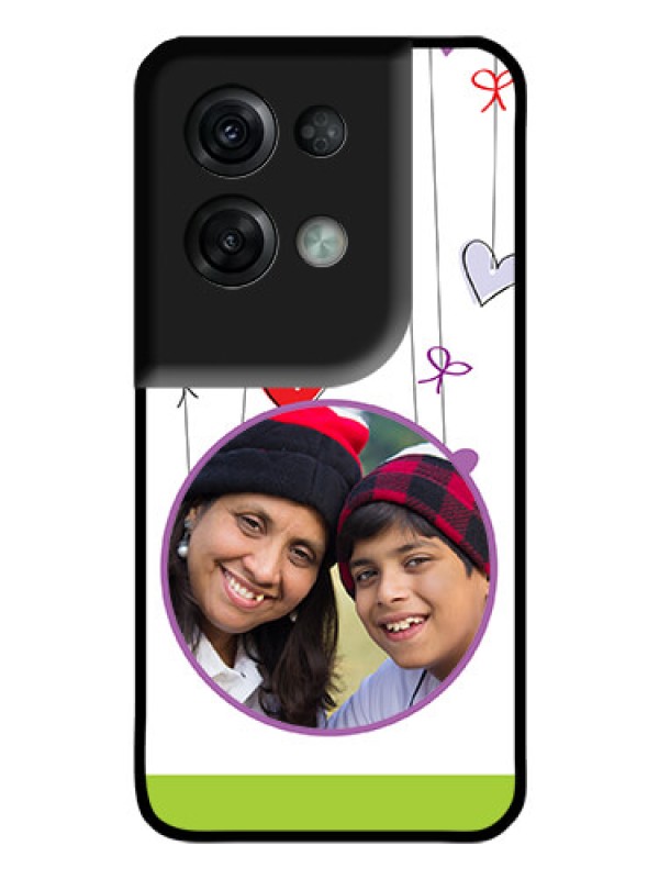 Custom Oppo Reno 8 Pro 5G Photo Printing on Glass Case - Cute Kids Phone Case Design
