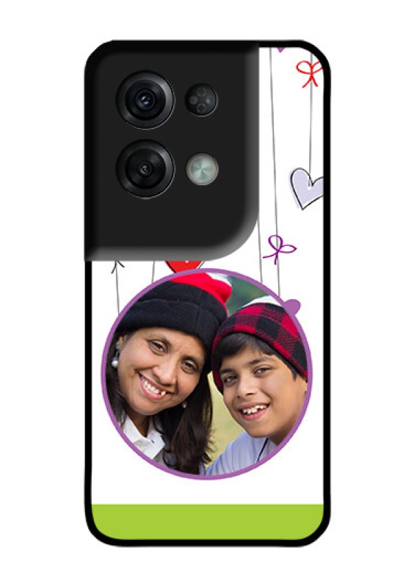 Oppo Reno 8 Pro 5G Photo Printing on Glass Case - Cute Kids Phone Case Design