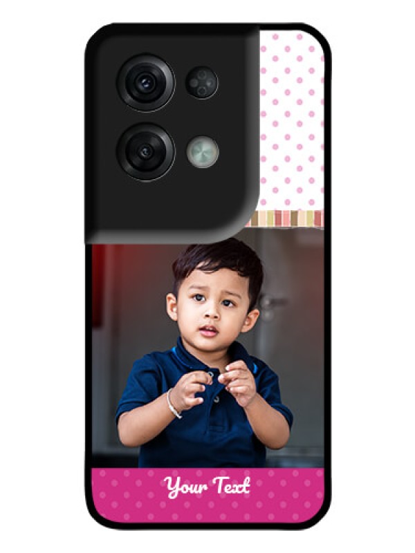 Custom Oppo Reno 8 Pro 5G Photo Printing on Glass Case - Cute Girls Cover Design