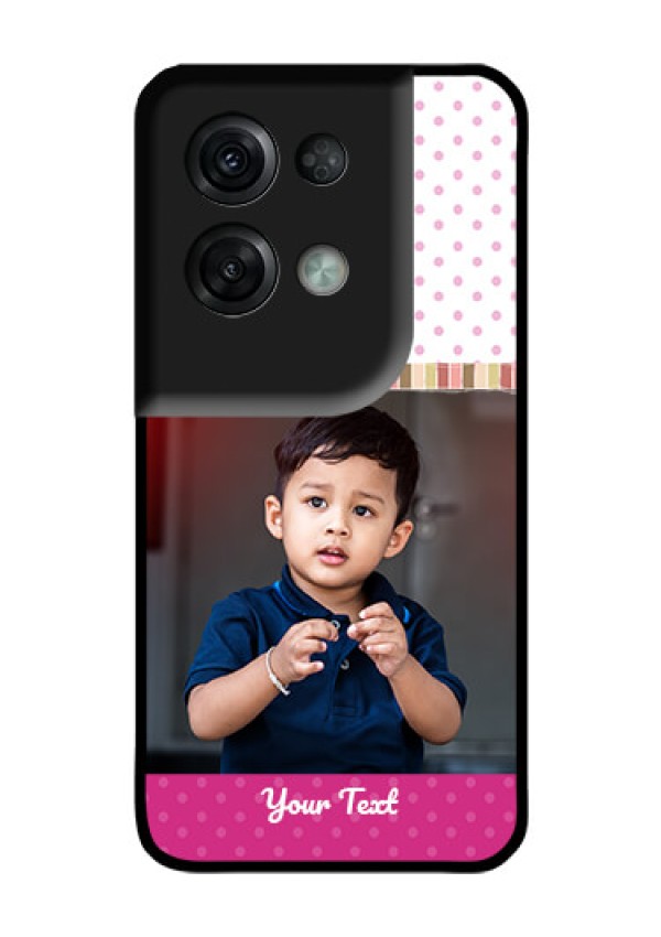 Oppo Reno 8 Pro 5G Photo Printing on Glass Case - Cute Girls Cover Design