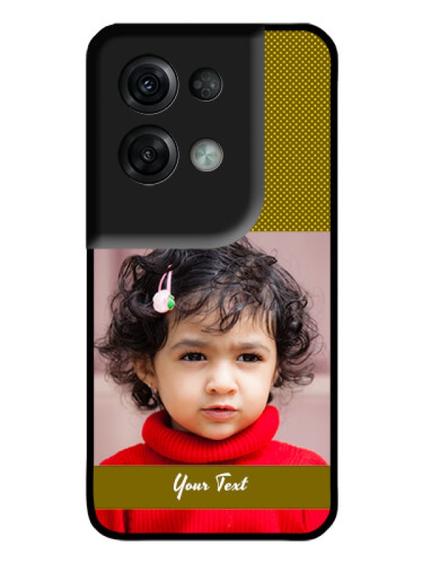 Custom Oppo Reno 8 Pro 5G Custom Glass Phone Case - Simple Green Color Design