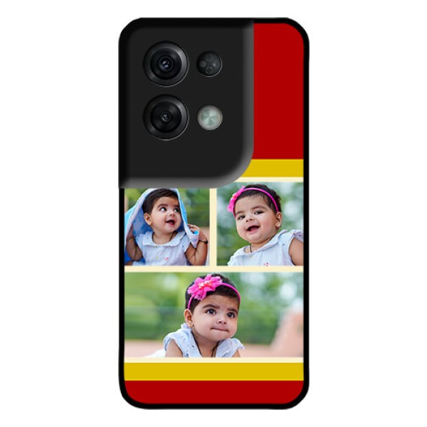 Oppo Reno 8 Pro 5G Custom Glass Mobile Case - Multiple Pic Upload Design