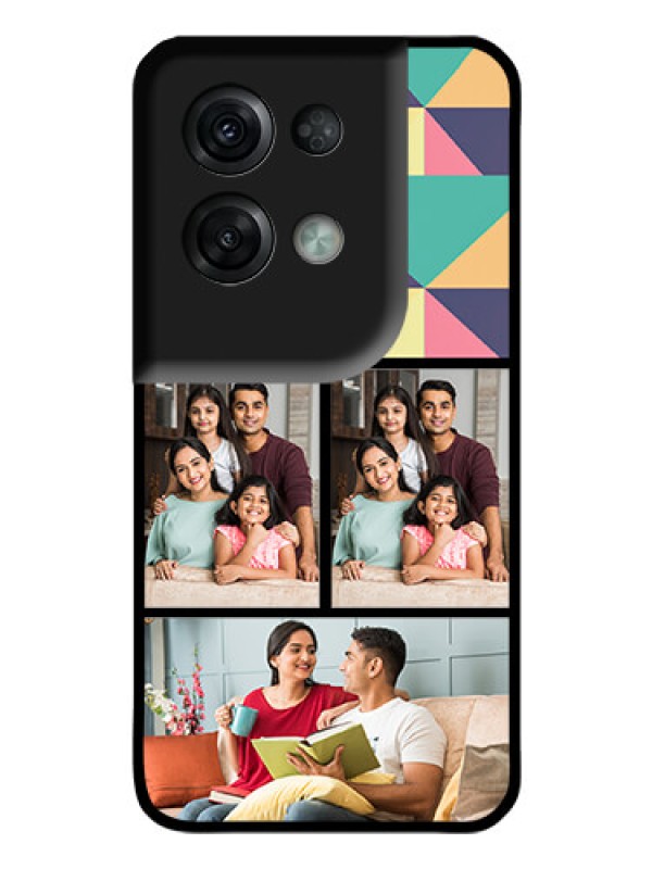 Custom Oppo Reno 8 Pro 5G Custom Glass Phone Case - Bulk Pic Upload Design