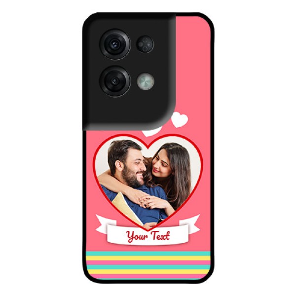 Oppo Reno 8 Pro 5G Photo Printing on Glass Case - Love Doodle Design