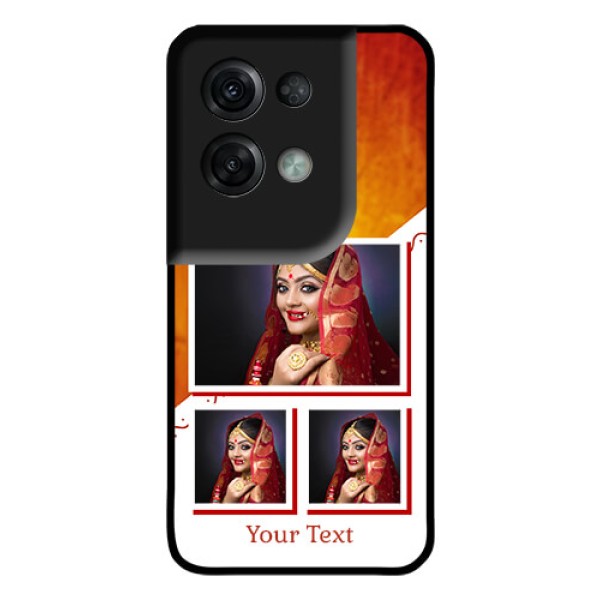 Oppo Reno 8 Pro 5G Custom Glass Phone Case - Wedding Memories Design