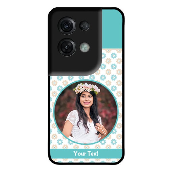 Oppo Reno 8 Pro 5G Custom Glass Mobile Case - Beautiful Flowers Design