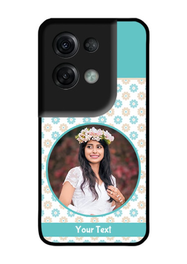 Oppo Reno 8 Pro 5G Custom Glass Mobile Case - Beautiful Flowers Design