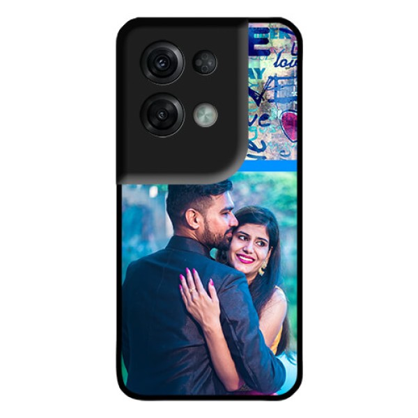 Oppo Reno 8 Pro 5G Custom Glass Mobile Case - Colorful Love Design