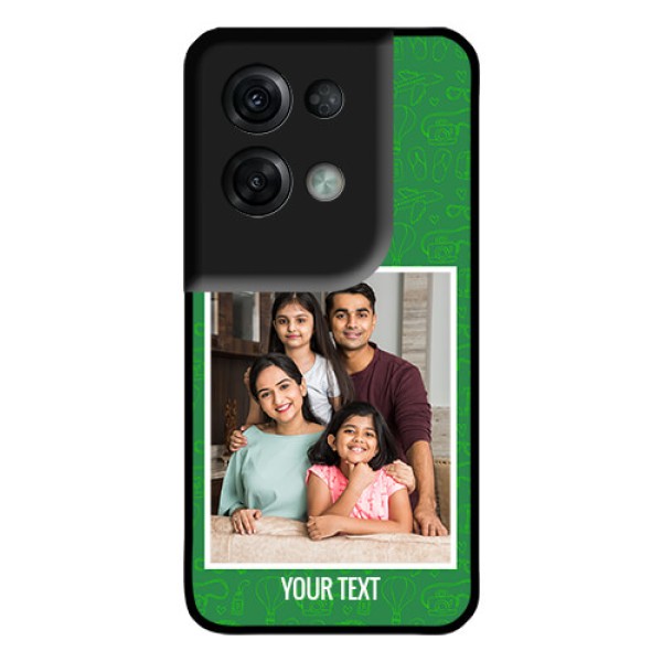 Oppo Reno 8 Pro 5G Personalized Glass Phone Case - Picture Upload Design