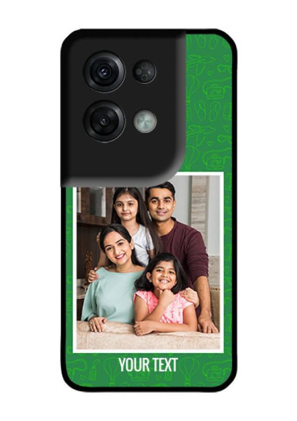 Oppo Reno 8 Pro 5G Personalized Glass Phone Case - Picture Upload Design