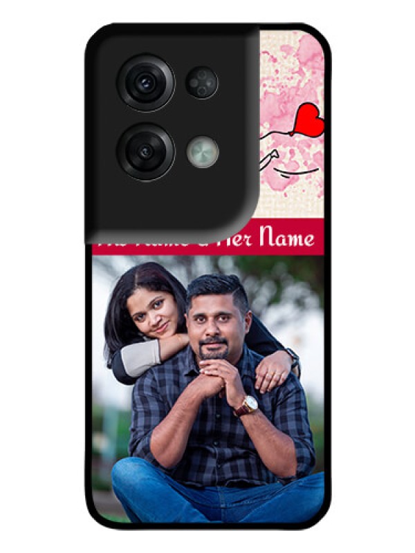 Custom Oppo Reno 8 Pro 5G Photo Printing on Glass Case - You and Me Case Design
