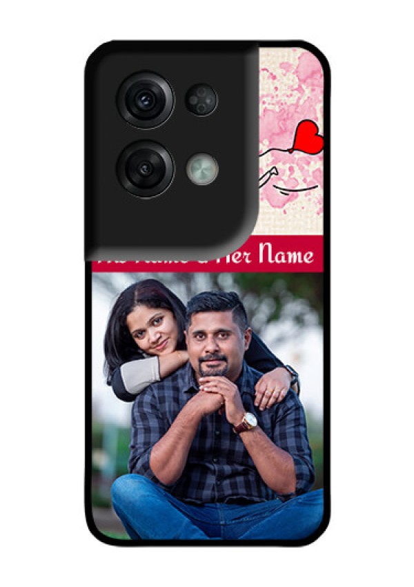 Oppo Reno 8 Pro 5G Photo Printing on Glass Case - You and Me Case Design