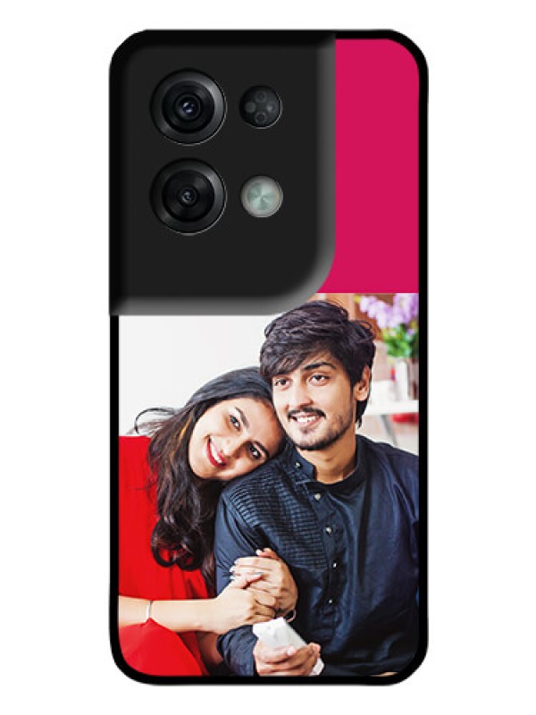 Custom Oppo Reno 8 Pro 5G Custom Glass Mobile Case - Anniversary Cover Design