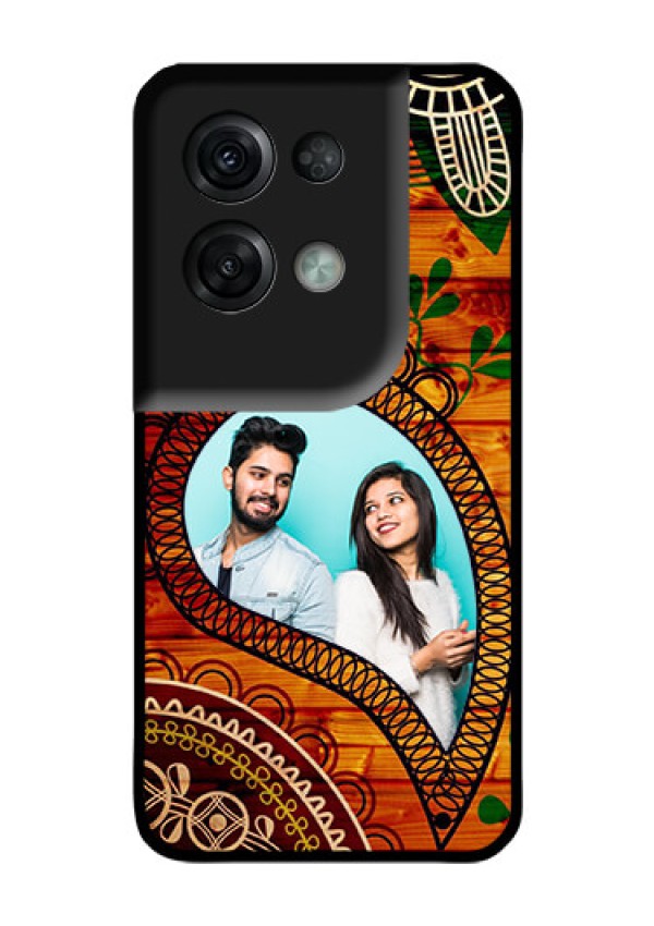 Oppo Reno 8 Pro 5G Personalized Glass Phone Case - Abstract Colorful Design
