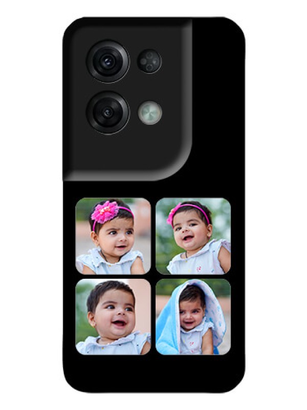 Custom Oppo Reno 8 Pro 5G Photo Printing on Glass Case - Multiple Pictures Design