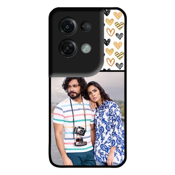 Oppo Reno 8 Pro 5G Photo Printing on Glass Case - Love Symbol Design