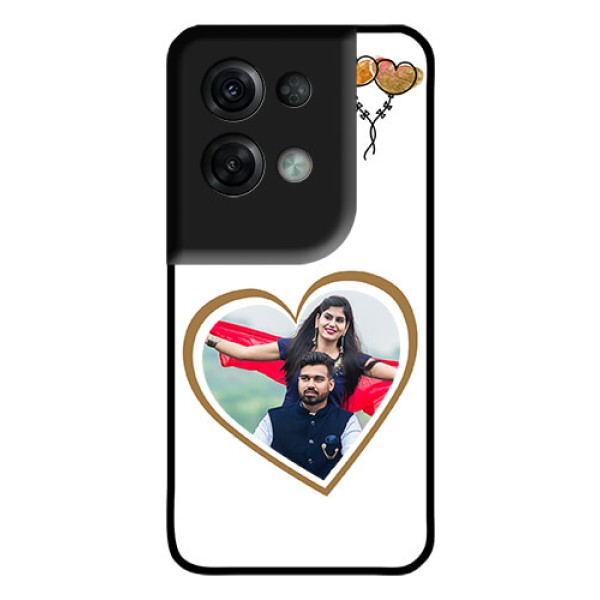 Oppo Reno 8 Pro 5G Custom Glass Mobile Case - You & Me Design