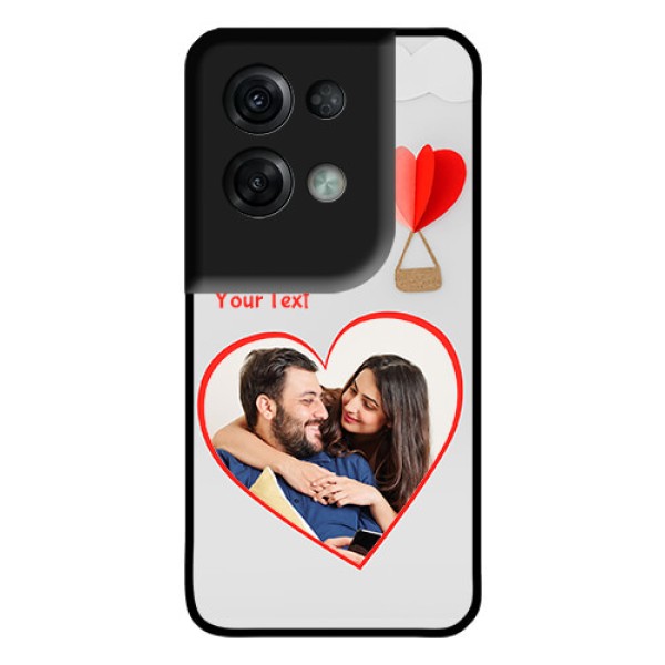 Oppo Reno 8 Pro 5G Custom Glass Mobile Case - Parachute Love Design