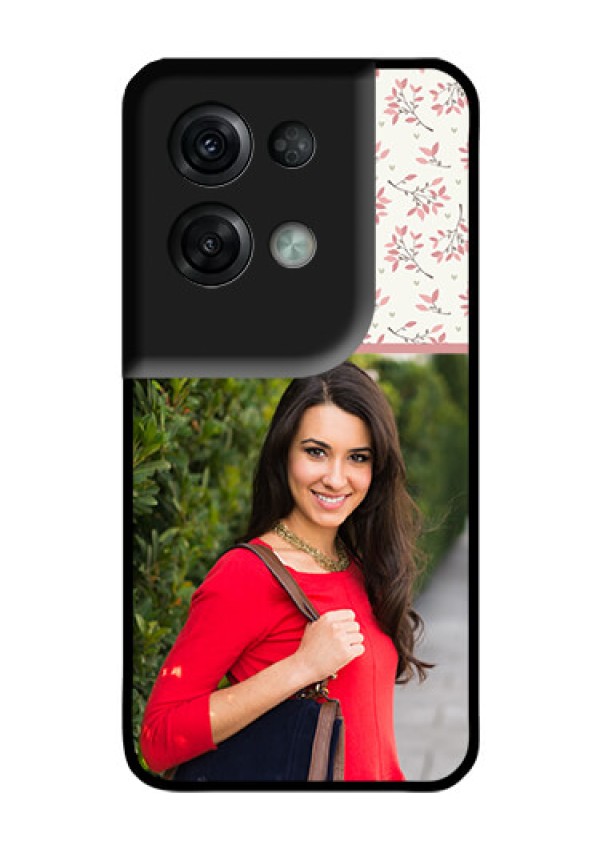 Oppo Reno 8 Pro 5G Custom Glass Phone Case - Premium Floral Design