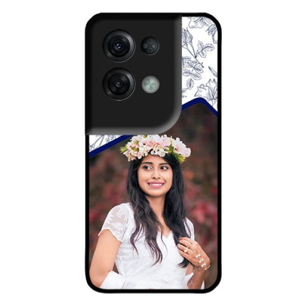 Oppo Reno 8 Pro 5G Personalized Glass Phone Case - Premium Floral Design