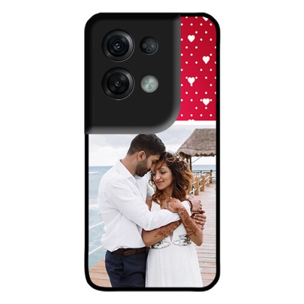 Oppo Reno 8 Pro 5G Photo Printing on Glass Case - Hearts Mobile Case Design Oppo Reno 8 Pro 5G Photo Printing on Glass Case - Hearts Mobile Case Design