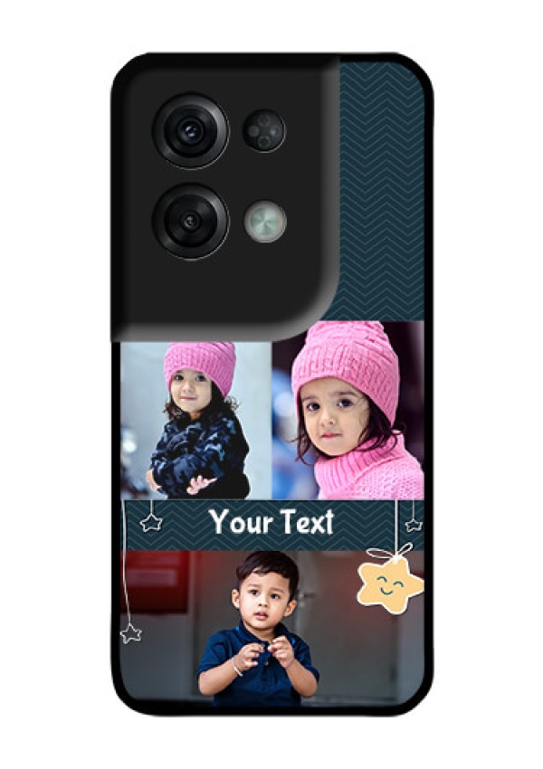 Oppo Reno 8 Pro 5G Custom Glass Mobile Case - Hanging Stars Design