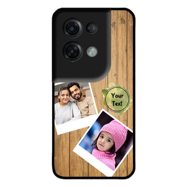 Oppo Reno 8 Pro 5G Custom Glass Phone Case - Wooden Texture Design