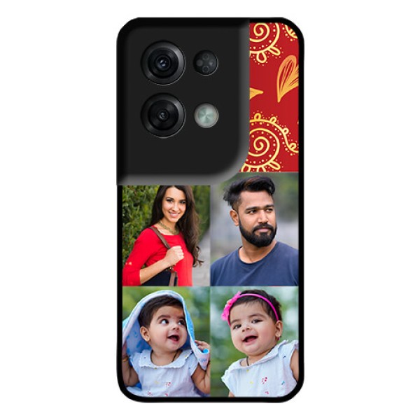 Oppo Reno 8 Pro 5G Photo Printing on Glass Case - 4 Image Traditional Design Oppo Reno 8 Pro 5G Photo Printing on Glass Case - 4 Image Traditional Design