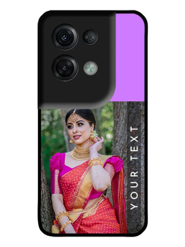 Custom Oppo Reno 8 Pro 5G Custom Glass Mobile Case - Birthday Icons Design