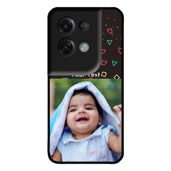 Oppo Reno 8 Pro 5G Custom Glass Phone Case - with confetti birthday design Oppo Reno 8 Pro 5G Custom Glass Phone Case - with confetti birthday design