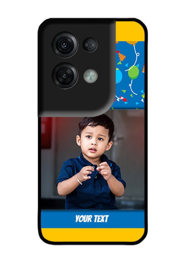 Oppo Reno 8 Pro 5G Custom Glass Mobile Case - Birthday Wishes Design