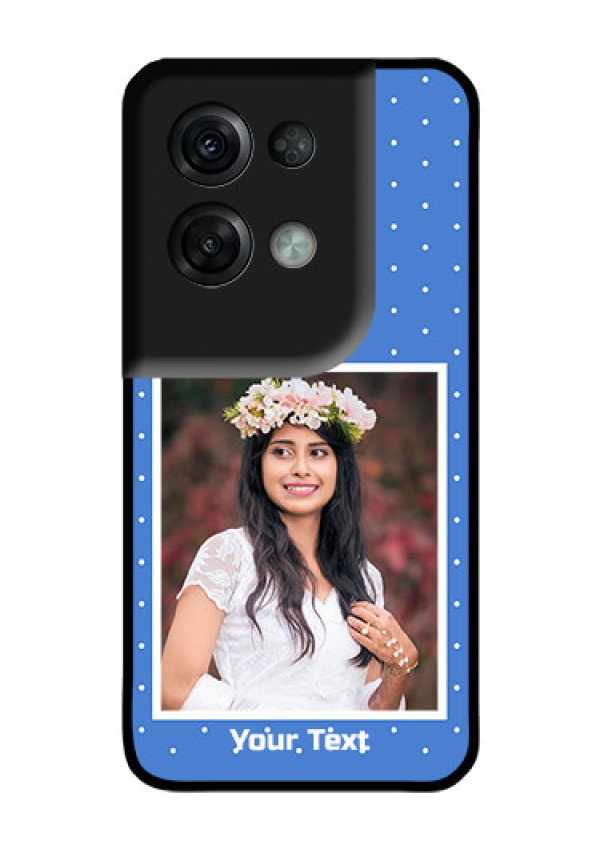 Oppo Reno 8 Pro 5G Photo Printing on Glass Case - Polka dots design