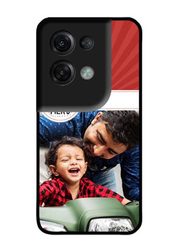 Oppo Reno 8 Pro 5G Photo Printing on Glass Case - My Dad Hero Design