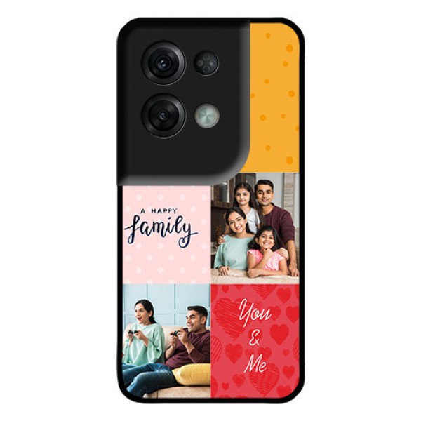 Oppo Reno 8 Pro 5G Personalized Glass Phone Case - Images with Quotes Design