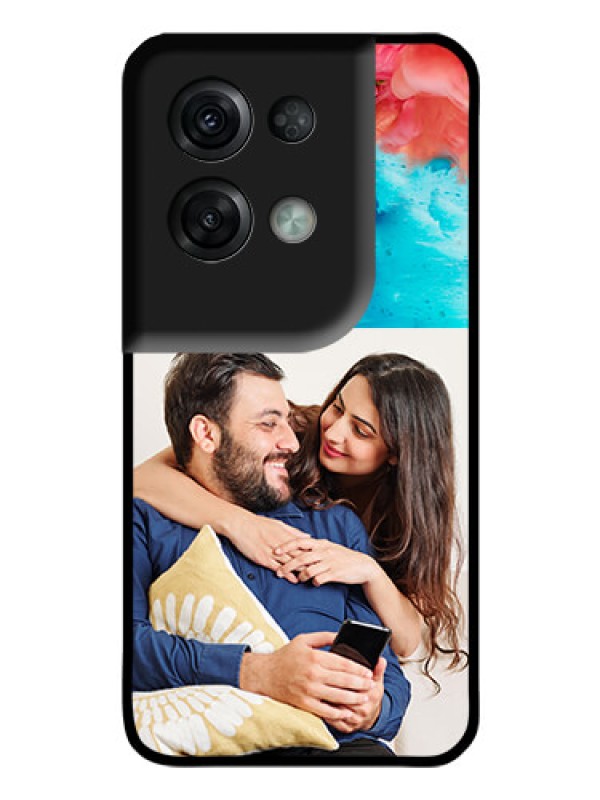 Custom Oppo Reno 8 Pro 5G Custom Glass Mobile Case - Quote with Acrylic Painting Design