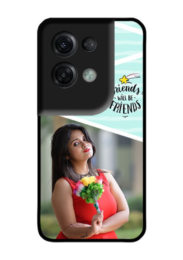 Oppo Reno 8 Pro 5G Custom Glass Phone Case - Friends Picture Icon Design