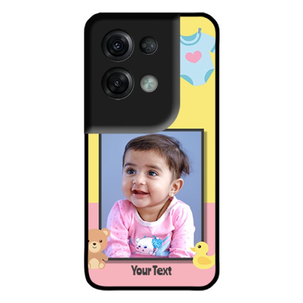 Oppo Reno 8 Pro 5G Photo Printing on Glass Case - Kids 2 Color Design