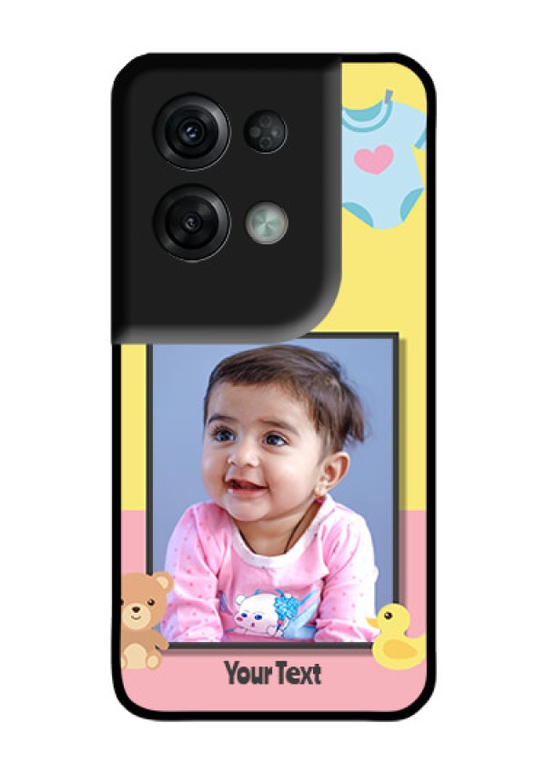 Oppo Reno 8 Pro 5G Photo Printing on Glass Case - Kids 2 Color Design