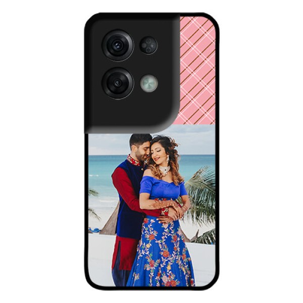 Oppo Reno 8 Pro 5G Personalized Glass Phone Case - Together Forever Design