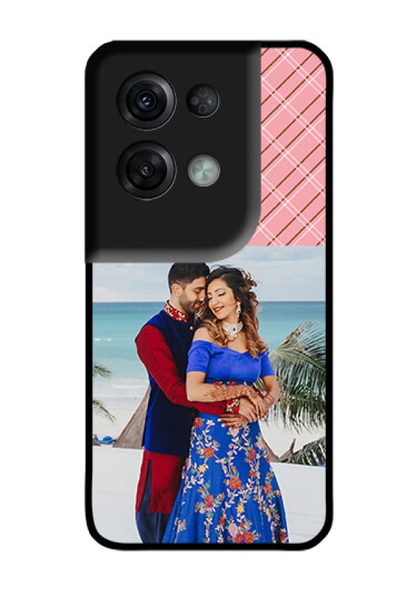 Oppo Reno 8 Pro 5G Personalized Glass Phone Case - Together Forever Design
