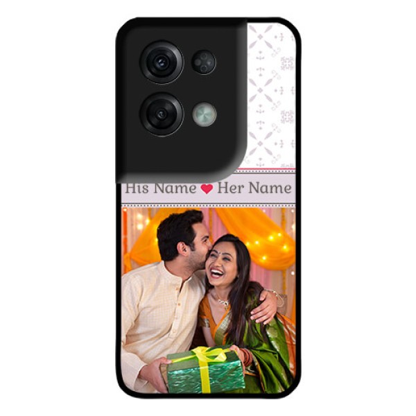 Oppo Reno 8 Pro 5G Custom Glass Mobile Case - with Photo and Ethnic Design