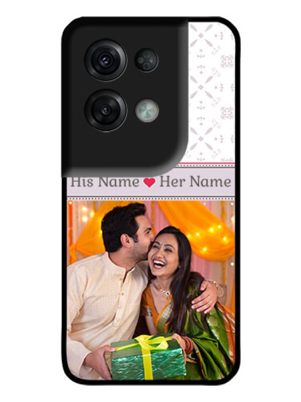 Custom Oppo Reno 8 Pro 5G Custom Glass Mobile Case - with Photo and Ethnic Design