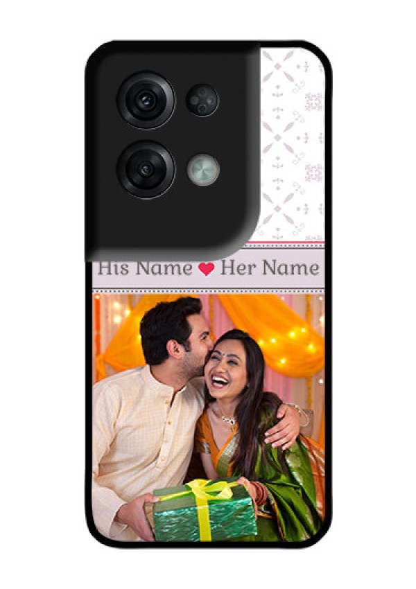 Oppo Reno 8 Pro 5G Custom Glass Mobile Case - with Photo and Ethnic Design
